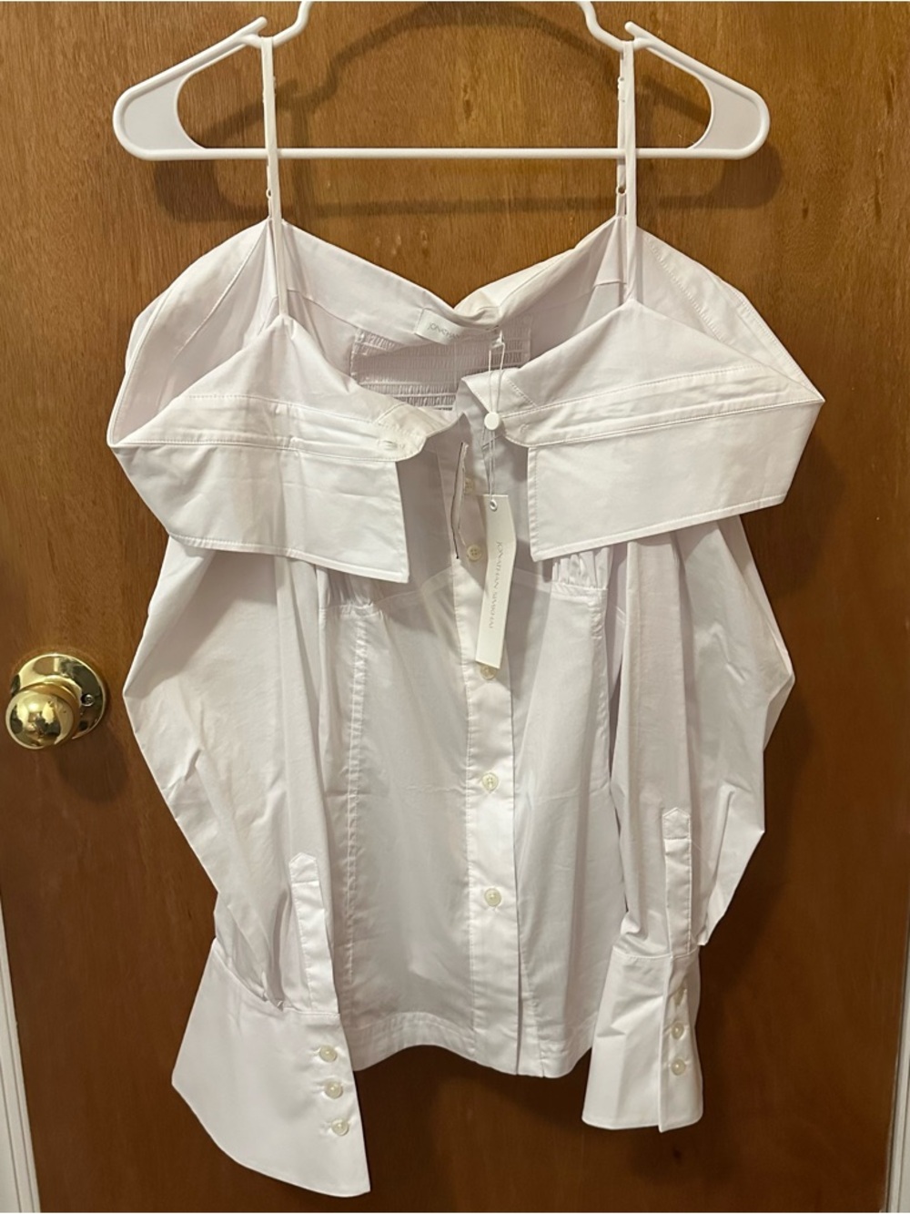 Jonathan Simkhai Cold Shoulder Top - Picture 2 of 5